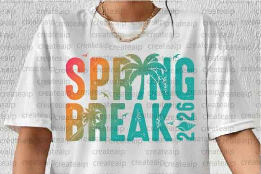 Spring break 2026 dtf transfer