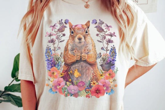 Floral squirrel