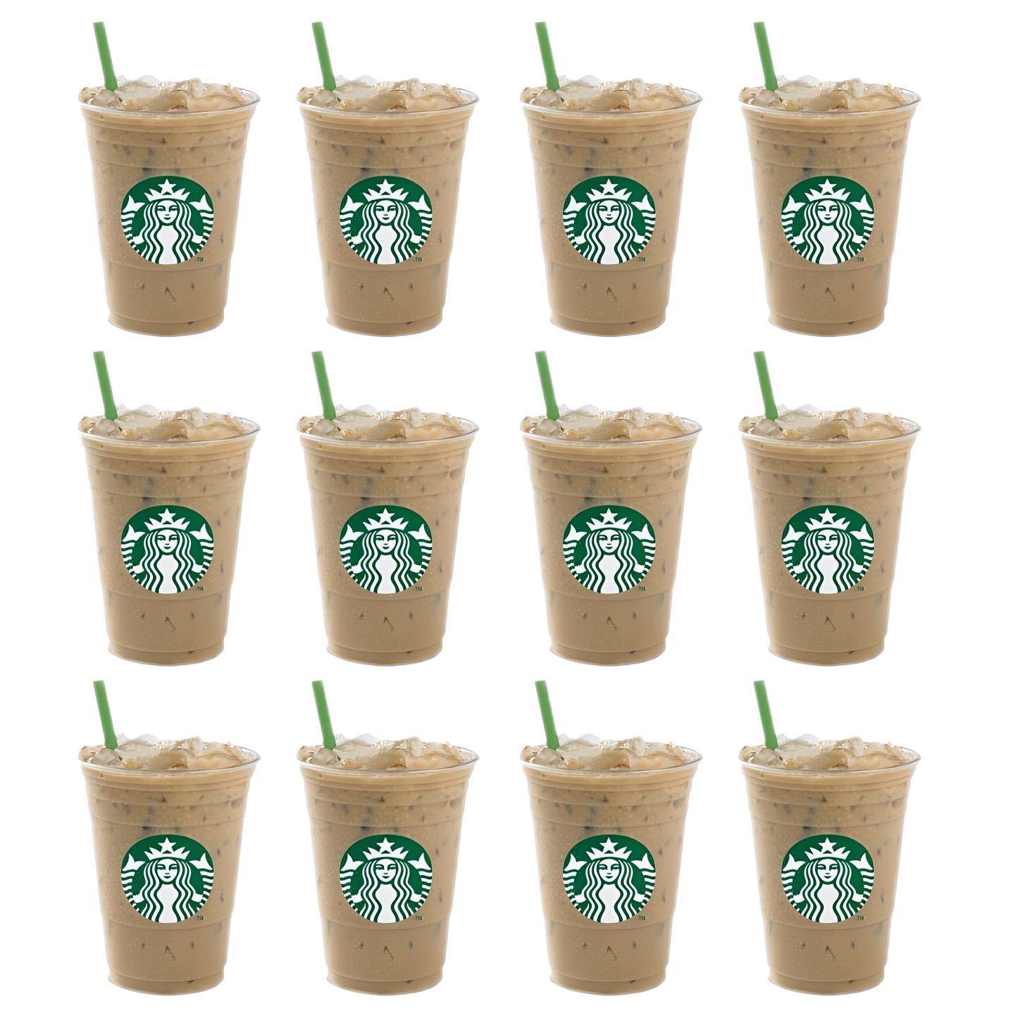 starbucks iced stacked dtf transfer