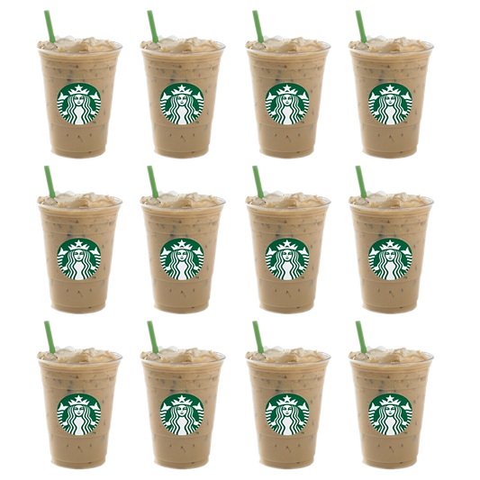 starbucks iced stacked dtf transfer