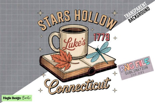 Stars Hollow Lukes UV DECAL (4IN)