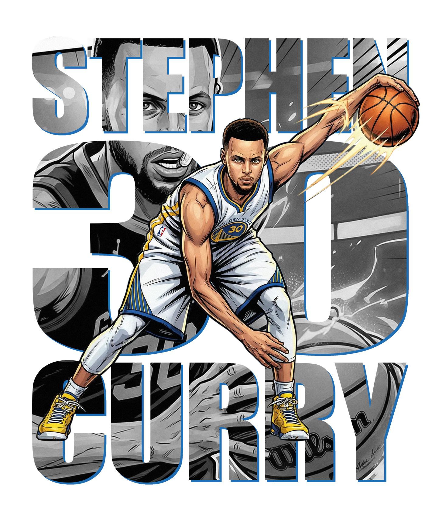 STEPHEN CURRY Dtf transfer