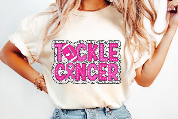 Tackle cancer dtf transfer