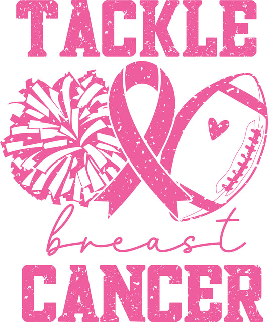 Cheer & football tackle cancer