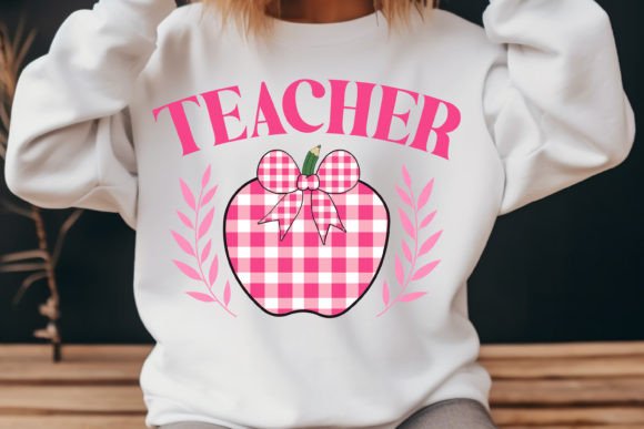 Teacher pink dtf TRANSFER