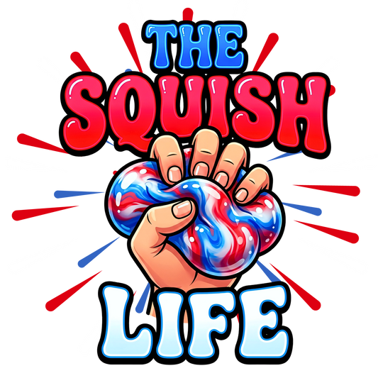 The Squish Life Dtf transfer