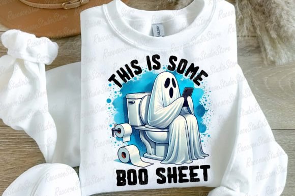 Boo sheet dtf transfer