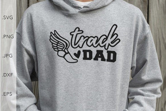Track dad DTF transfer