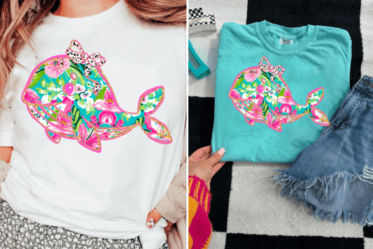 Tropical Floral whale
