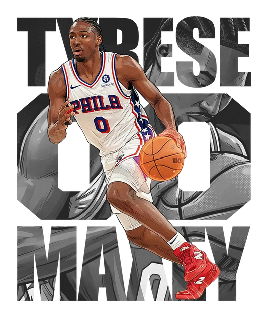 TYRESE MAXEY Dtf transfer