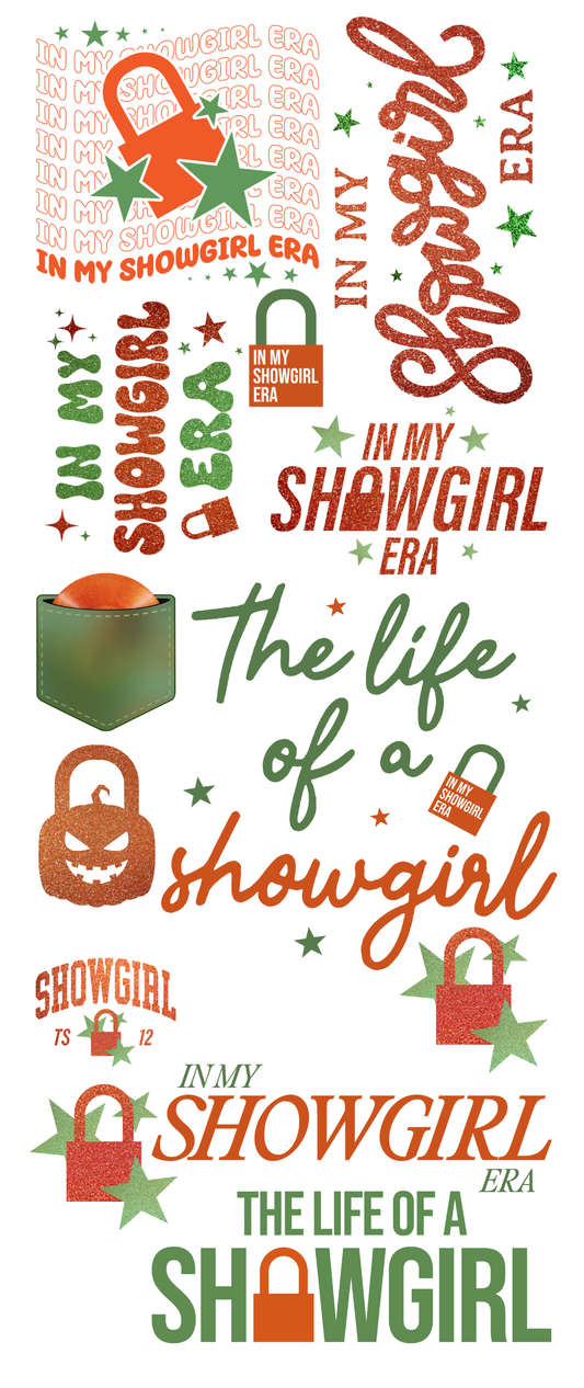16x40 #2 Showgirl Gang Sheet