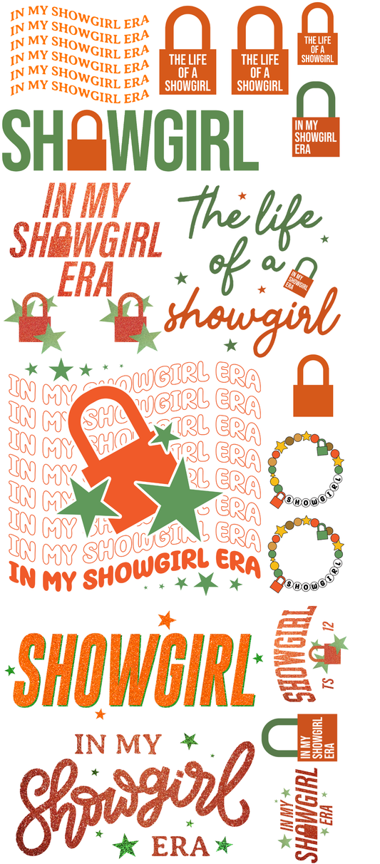 16x40 #3 Showgirl Gang Sheet