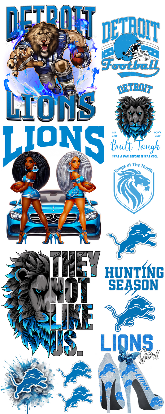 16x40 Pre made gang sheet lions 🦁 #7
