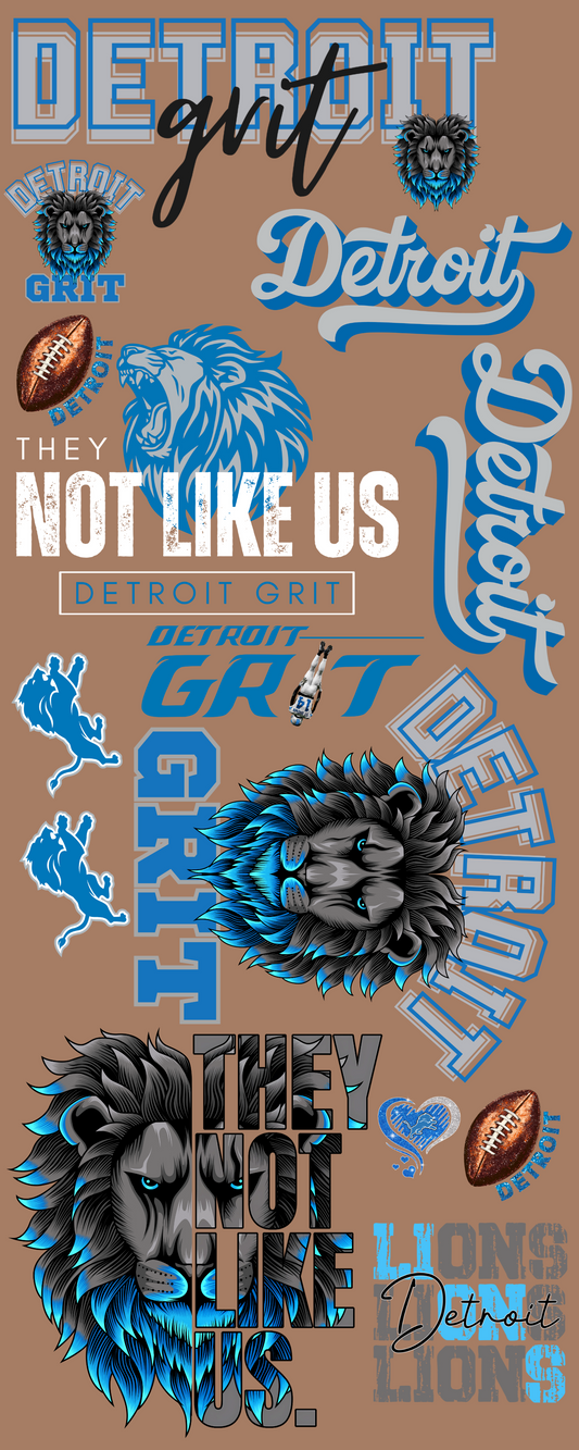 16x40 Pre made gang sheet lions 🦁 #10