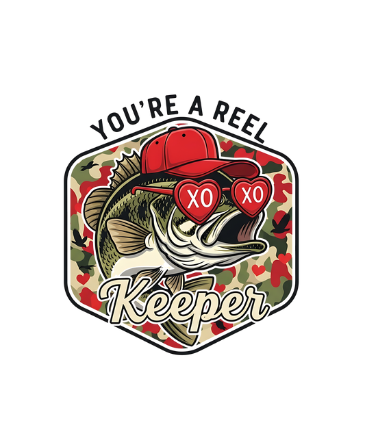 You're a reel keeper ♥️💕❤️dtf transfer
