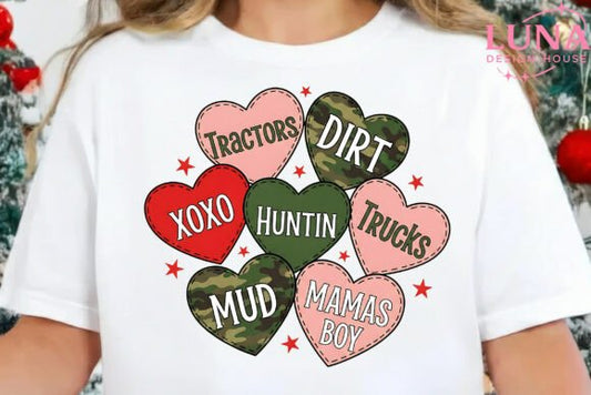 Tractors dirt mud trucks dtf transfer