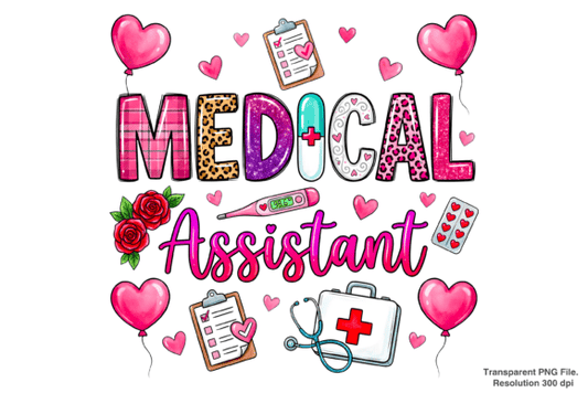 Medical assistant dtf transfer