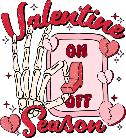 Distressed Valentines Season  Dtf transfer