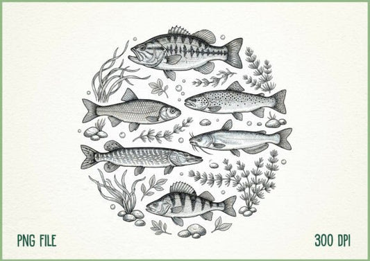 Pool of fish dtf transfer