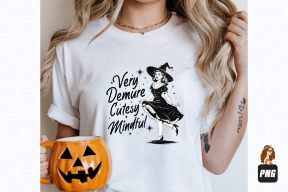 Very demure witch dtf transfer