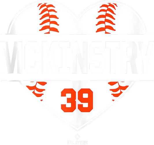 Vintage Baseball heart Bat Gameday Zach McKinstry (Copy)