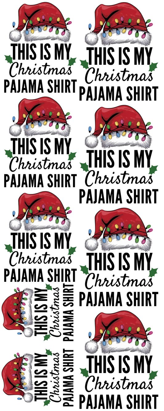 Pre-made This is my Christmas Shirt Gang Sheet 16x40
