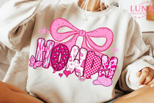 Howdy bows ♥️💕❤️dtf transfer