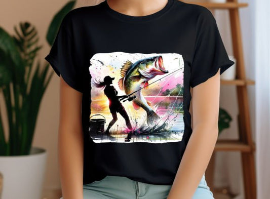 Girl fishing