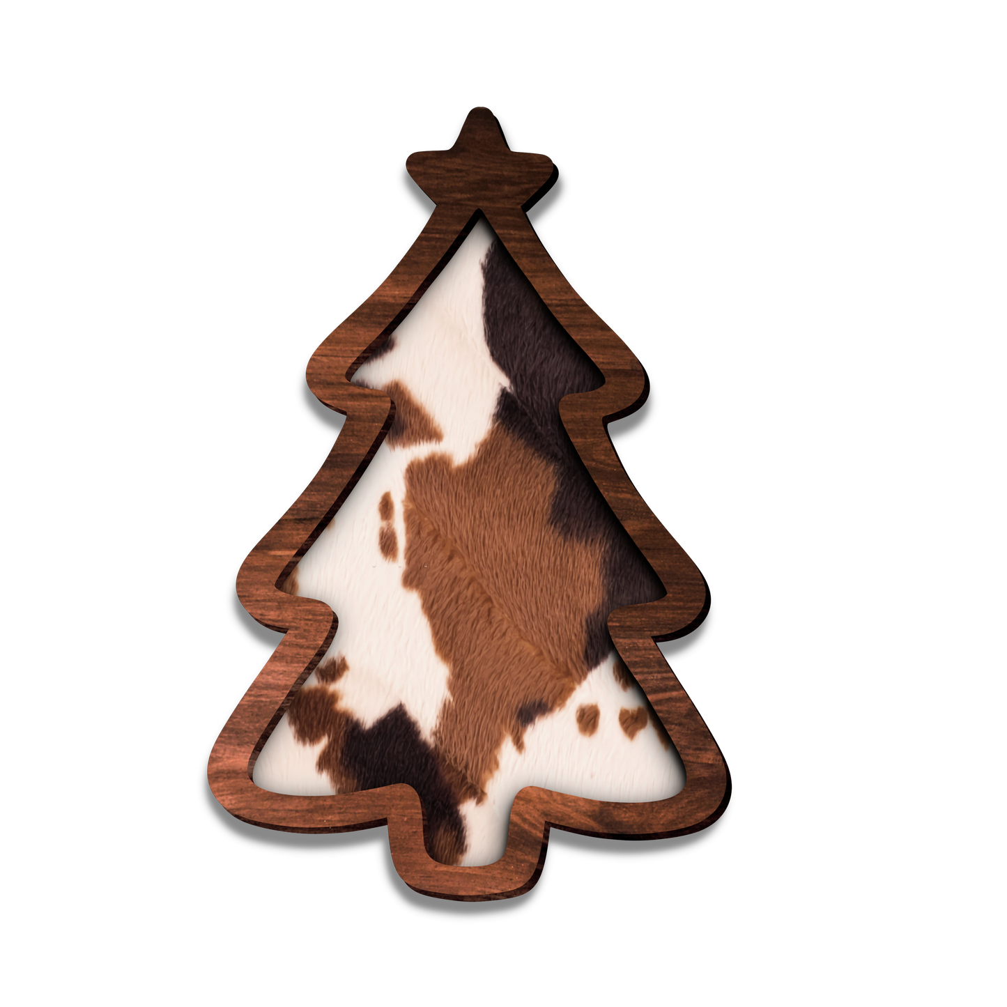 FAUX Wood Cowhide Christmas DTF Transfer set