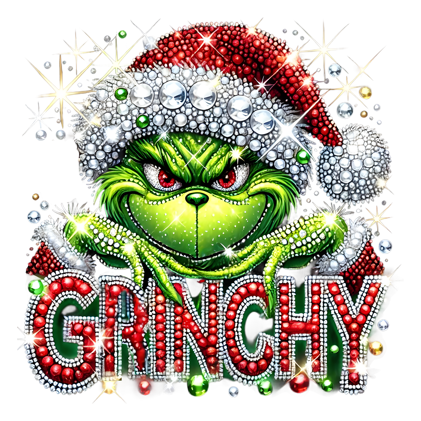 Faux Rhinestone GRINCHY - Hur&Co.
