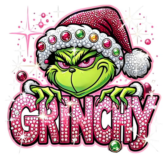 Faux Rhinestone GRINCHY #2