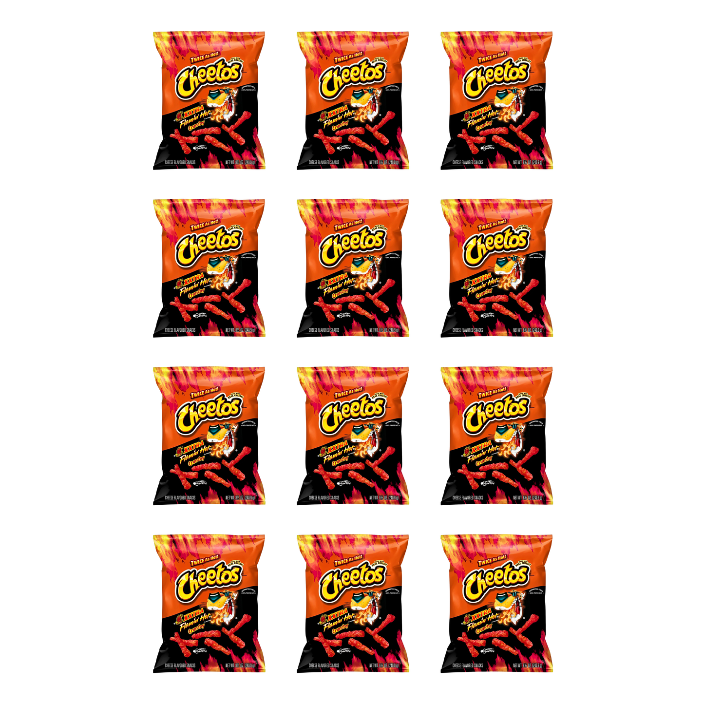 Hot Cheetos stacked Dtf transfers