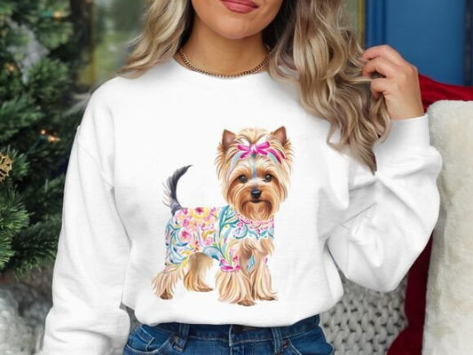 Preppy yorkie