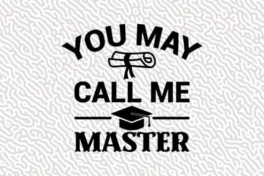 You may call me master