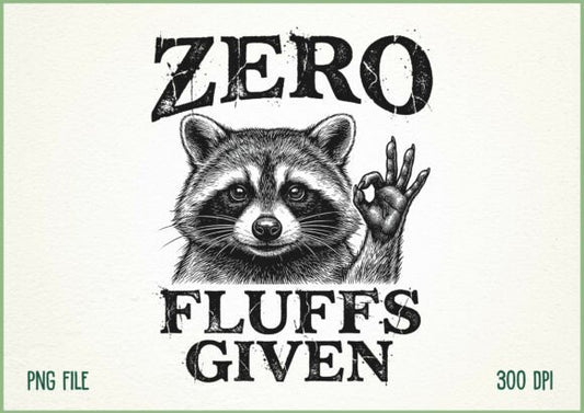 Zero fluffs given dtf transfer