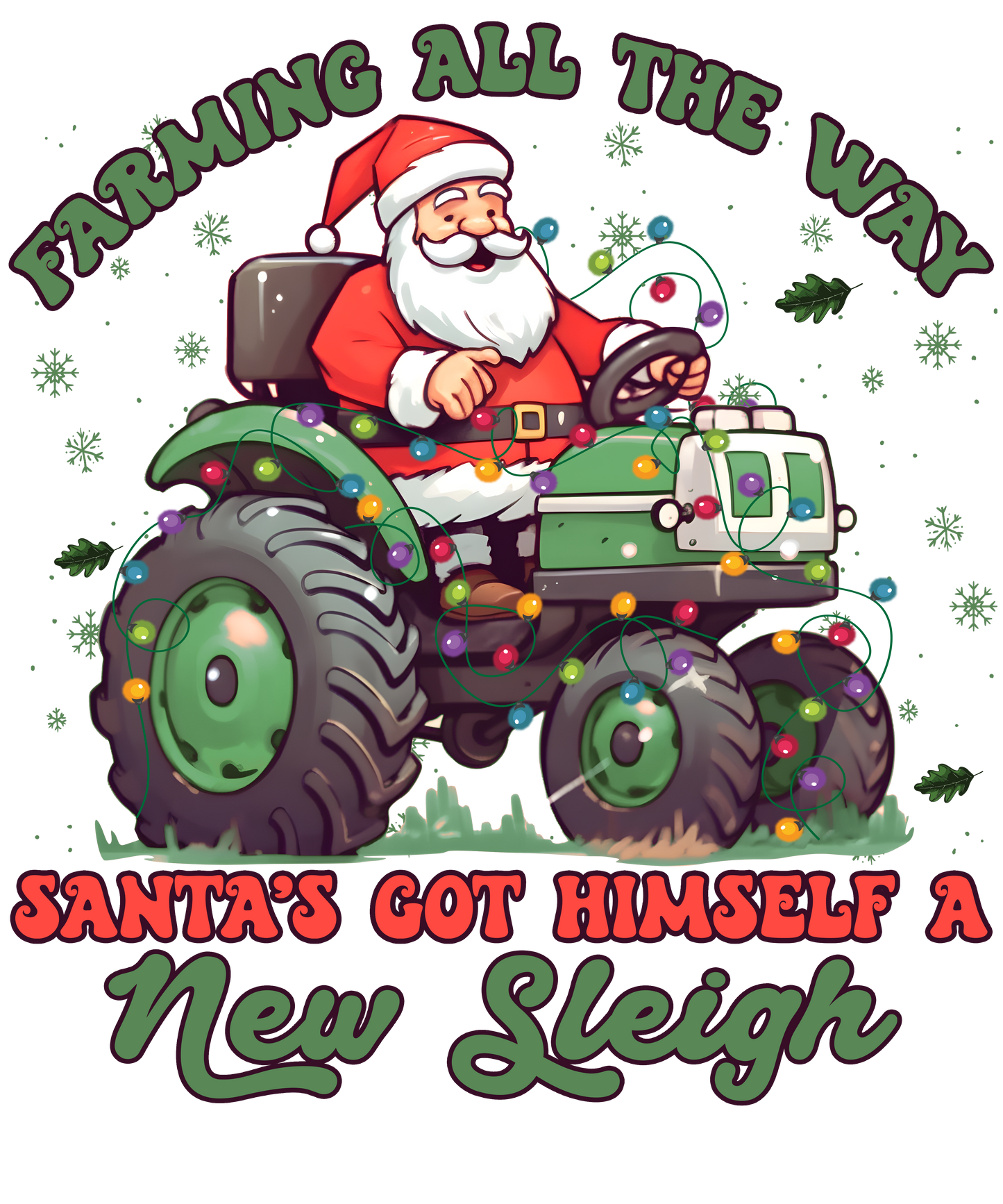 farming santa  dtf Transfer