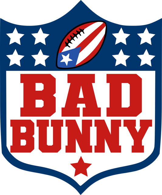 Bad bunny DTF transfer