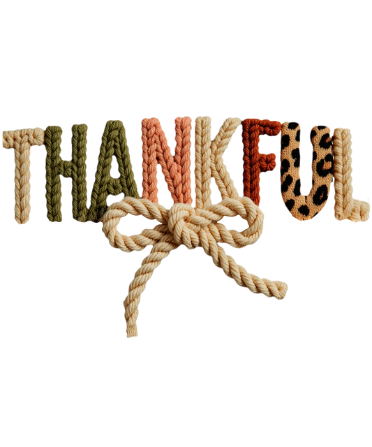 Thankful faux yarn