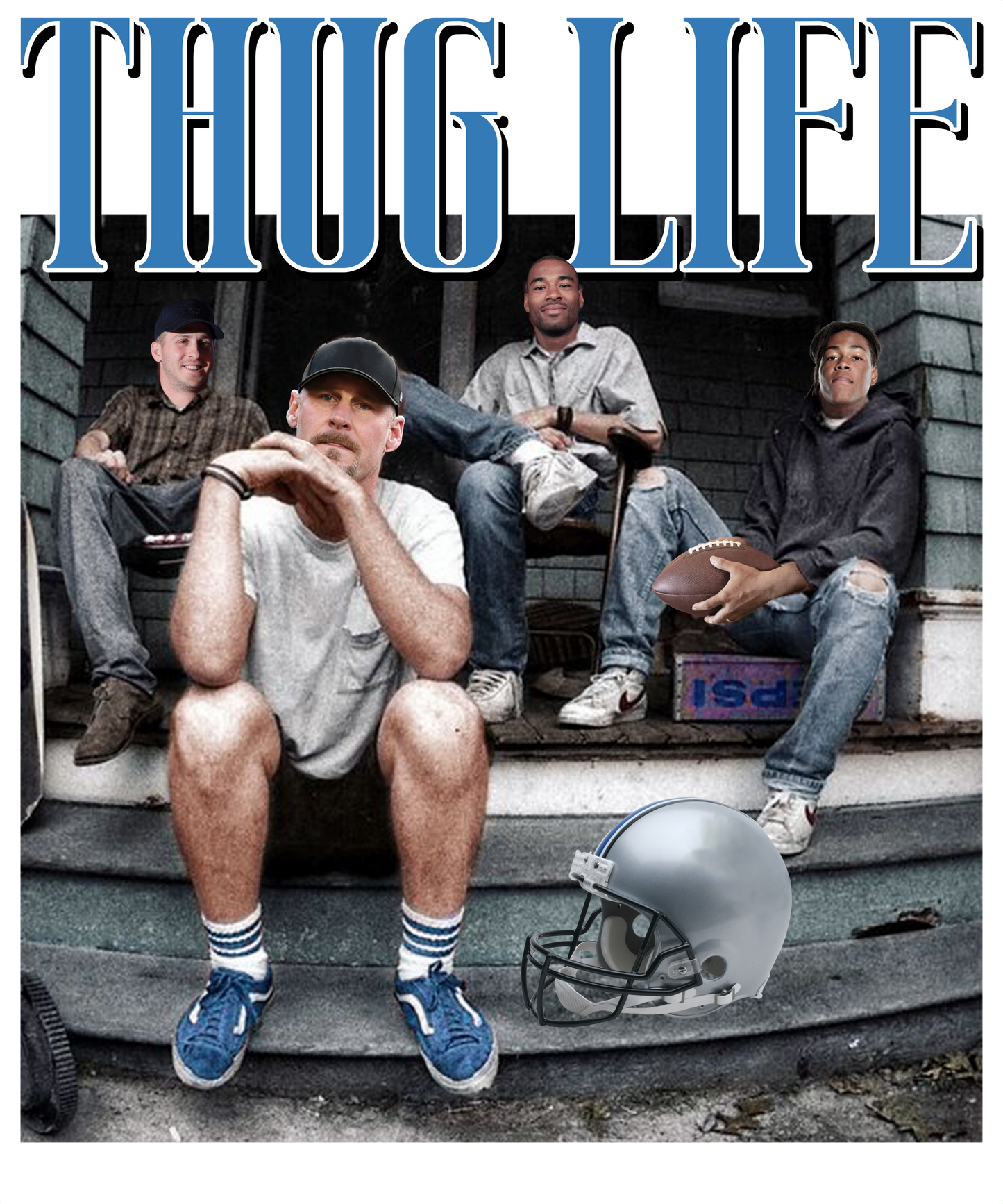 Lions thug life dtf transfer