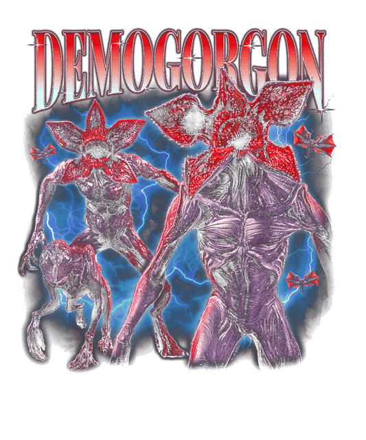 Stranger things demogorgan dtf transfer