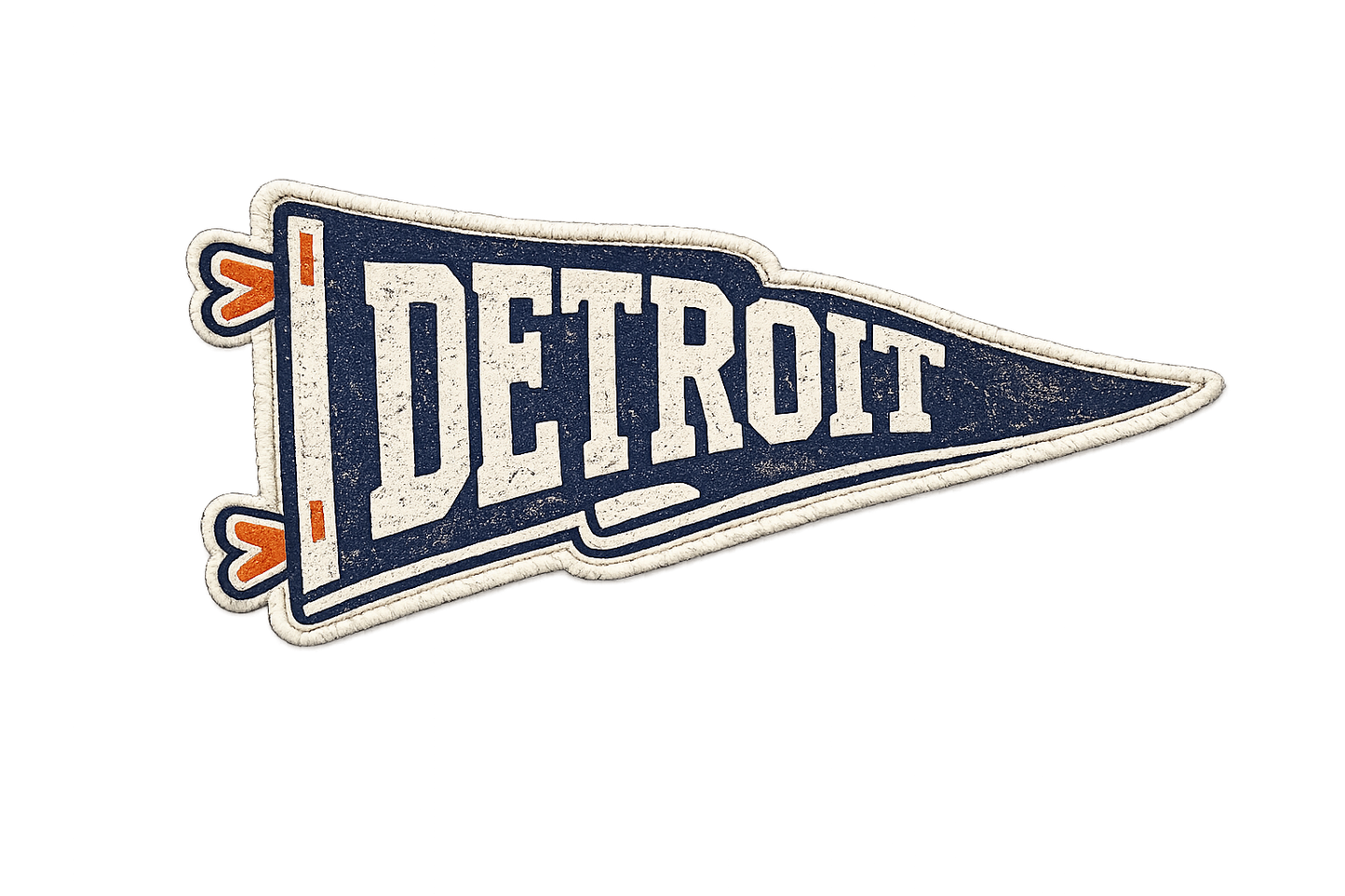 Faux  Detroit pendant  dtf transfer