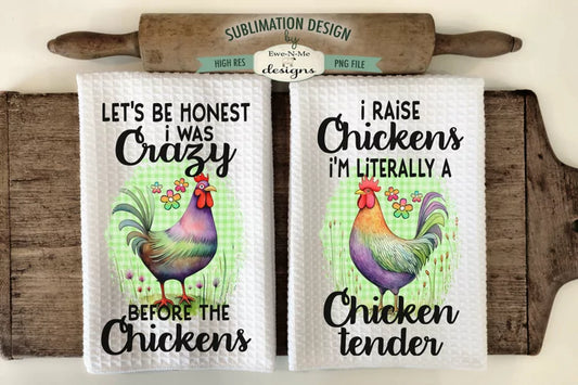 Chicken Tender SET towel dtf transfer