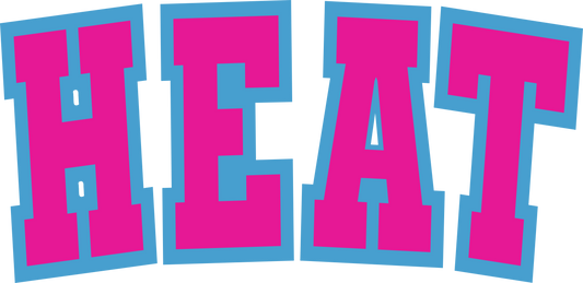 DTF TRANSFER HOT PINK HEAT