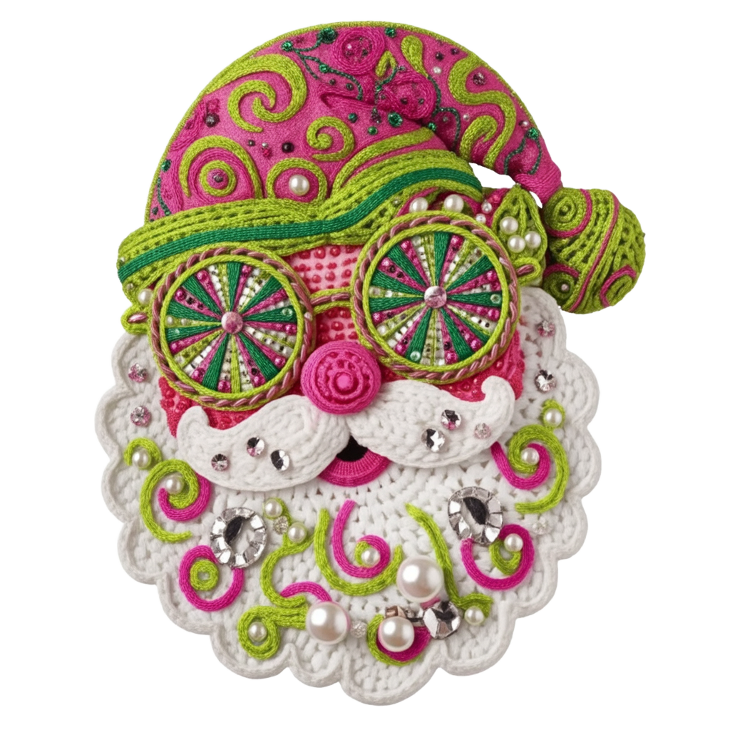 Hippie Santa faux yarn - Hur&Co.