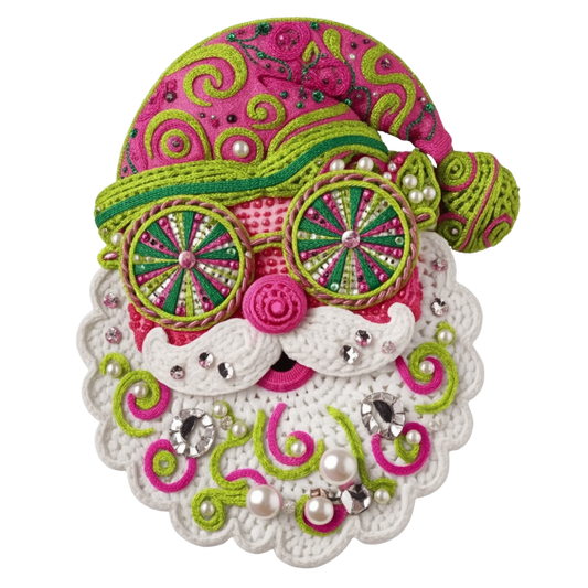 Hippie Santa faux yarn