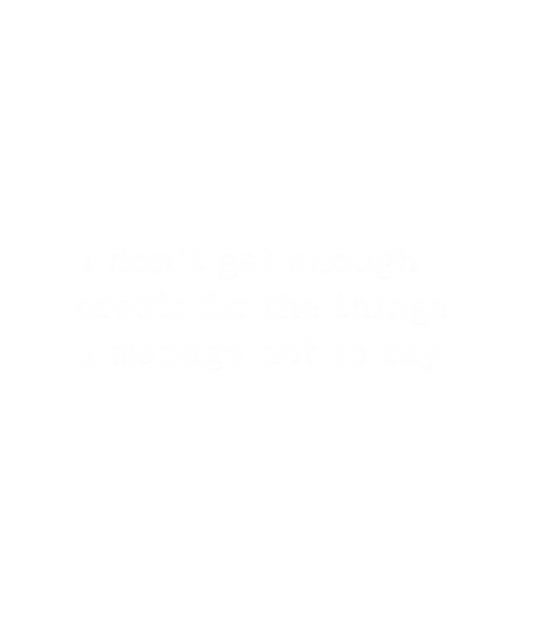 I don't get enough credit for the things i manage not to say dtf transfer