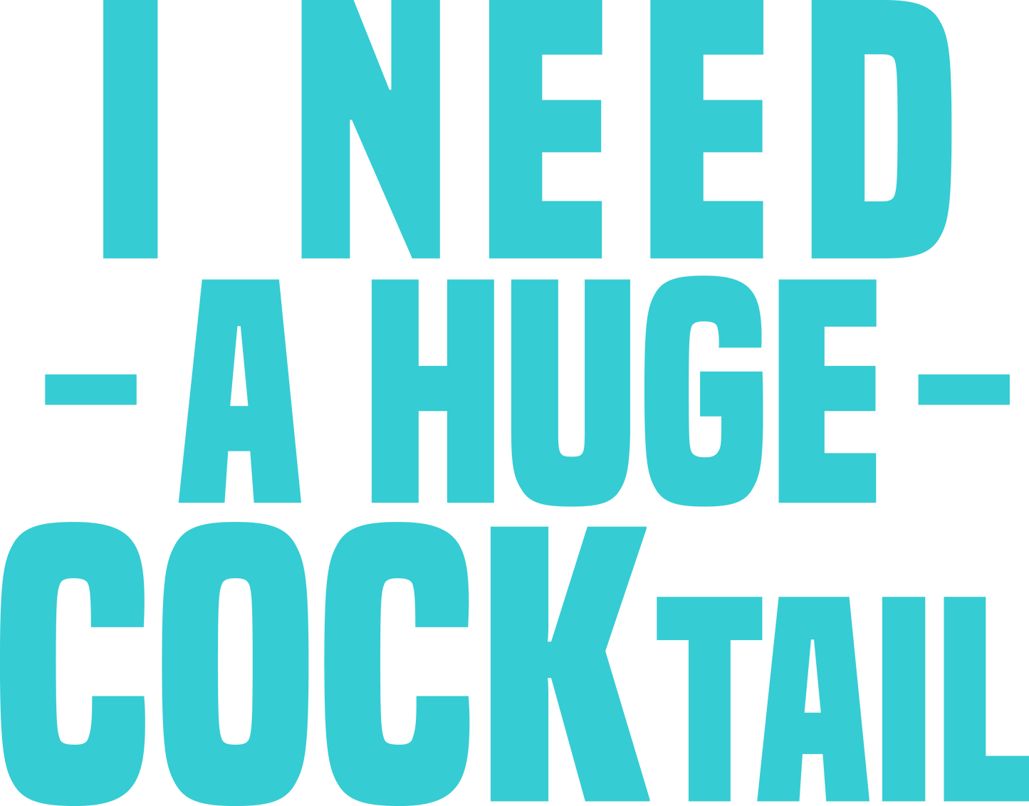 I need a huge cocktail dtf transfer