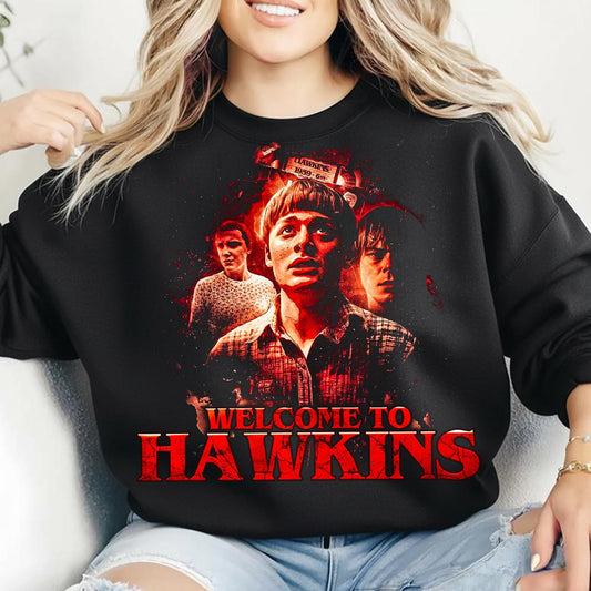 Welcome to hawkins stranger things dtf transfer