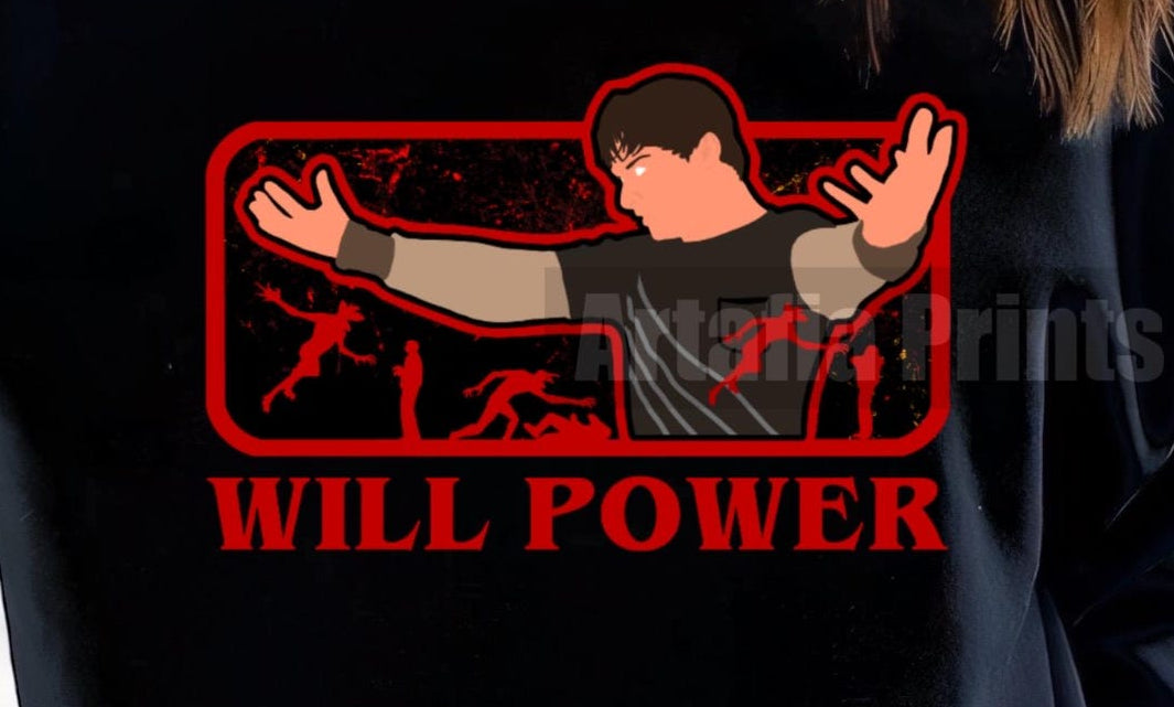 WILL POWER stranger things dtf transfer