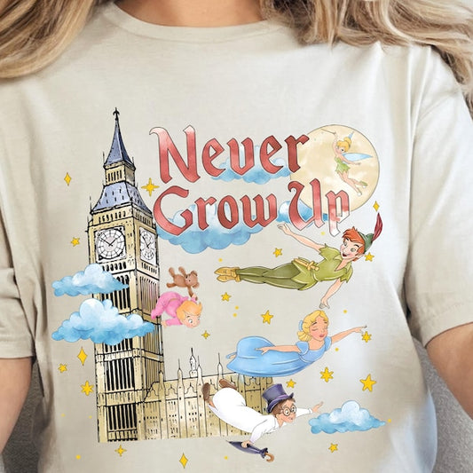 Never grow up dtf transfer